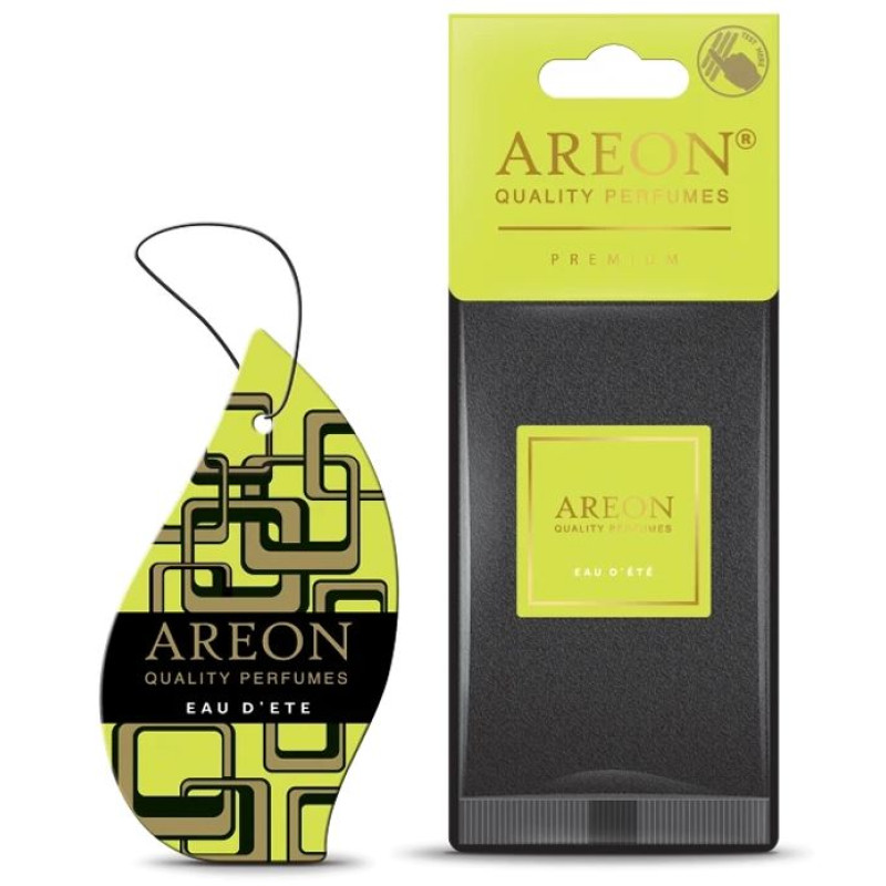 Освіжувач сухий лист - "Areon" - Premium - Eau D’ÉTÉ (Парфуми) 