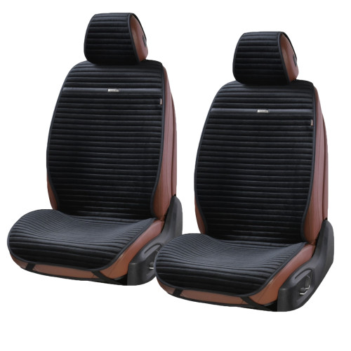 Накидки на сидіня PREMIUM Чорний Передні NAPOLI (700 216) Elegant