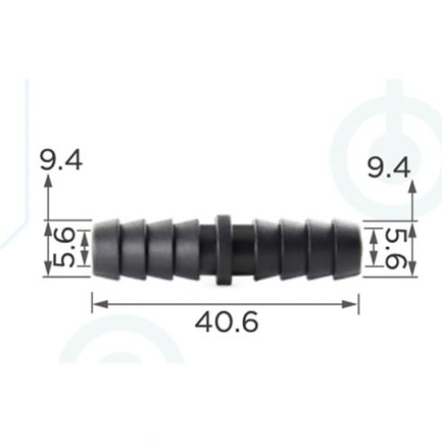 З’єднувач C0403 для трубок d9.3мм OEM 22040 ( уп. 100 шт.)