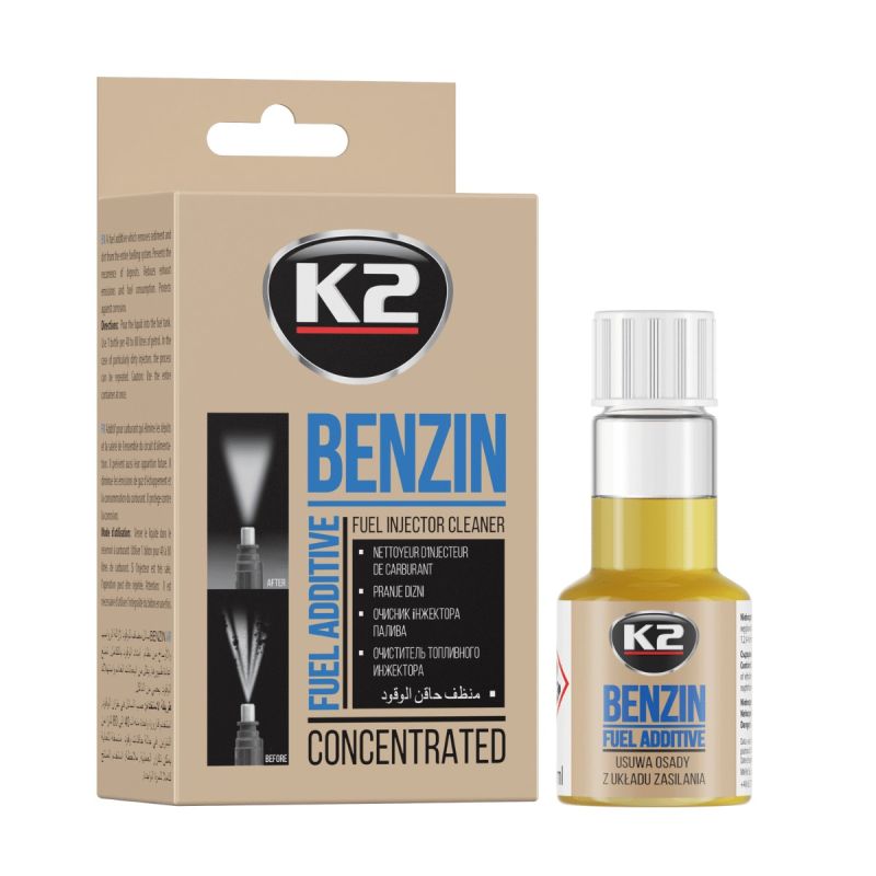 Очищувач інжекторної системи 50ml "K2" Turbo Benzin T311 Очищувач інжекторної системи 50ml "K2" Turbo Benzin T311