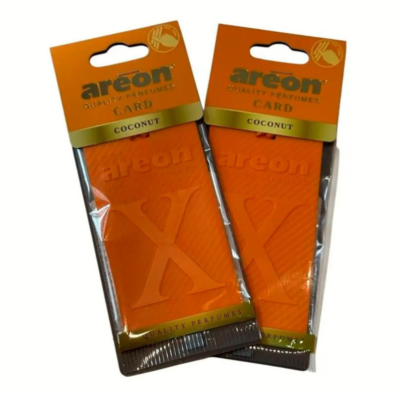 Освіжувач сухий лист - "Areon" - CARD лист - Coconut (Кокос) (30шт/уп)