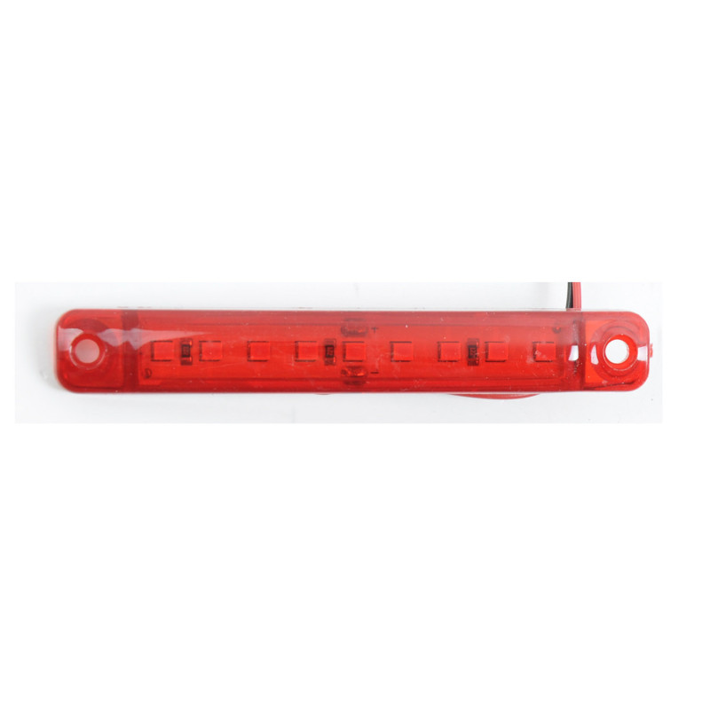 Габарит - червоний - 100х15мм - 12/24V Led 9 діодів - "EMR-53К" (10шт)