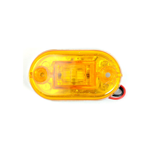 Габарит - помаранчевий -  65х37мм - 12/24V Led 2 діода - "YucePlast" - "YP-136" (10шт/уп)
