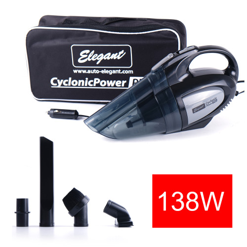 Автопилосос Сухе+Вологе прибирання 138W "Elegant 100235 Cyclonic Power система 2х фільтрів/дод.насад