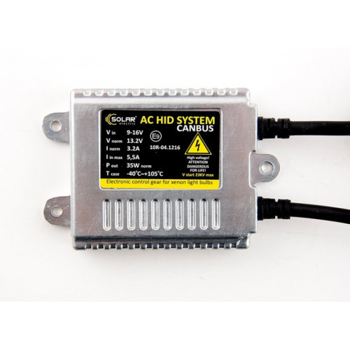Блок розпалювання 12V 35W Slim AC CANBUS Ballast "Solar" 1570 (9-16v) (50шт/ящ)