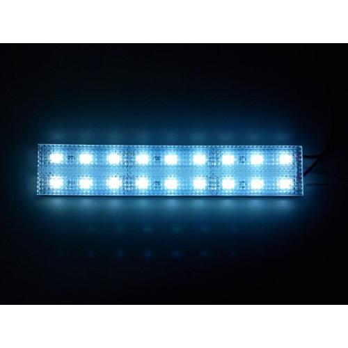 Підсвічування салону 12V LED "Призма" 2-а - 12см - Біла - (5630) - 2A 18LED