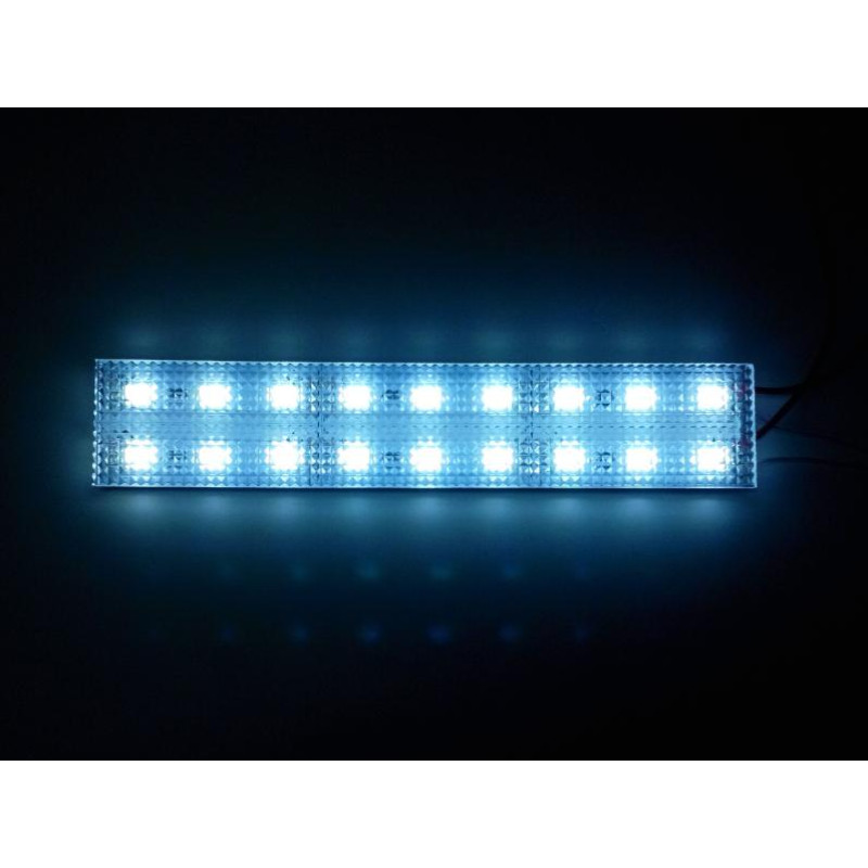 Підсвічування салону 12V LED "Призма" 2-а - 50см - Біла - (5630) - 2А 72LED