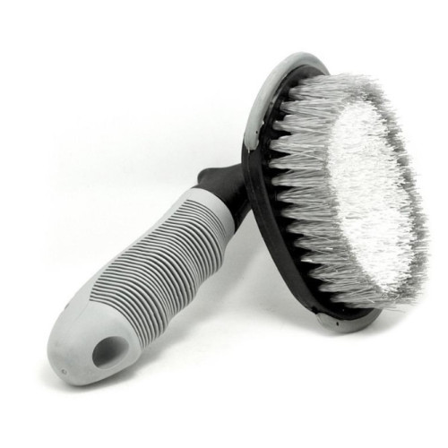 Щітка з короткою ручкою для миття (Сіра) M315 (17см*13см)