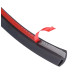 Ущільнювач скла лобового,жабо U-type 25*10мм EPDM 5м