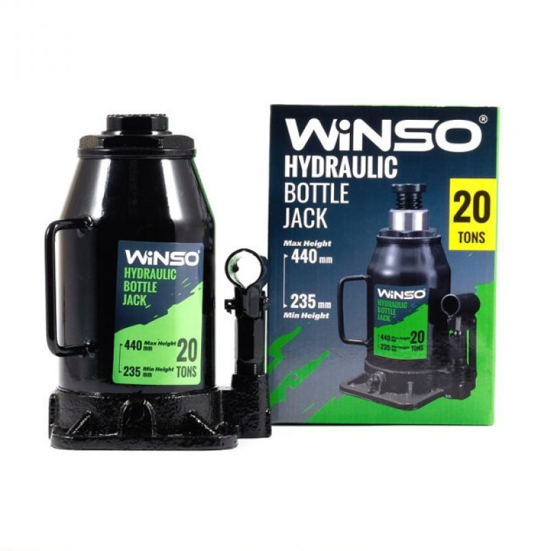 Домкрат гідравлічний 20т 235-440мм "Winso" 170220