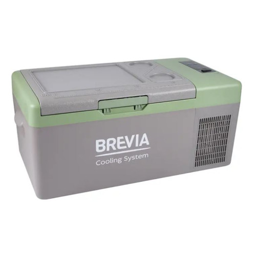 Холодильник 15л 12/24/110/220V 60W компрессорний "Brevia" 22110
