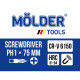 Викрутка - хрестова 1*75 "Molder" (МТ32104) (12шт/уп)