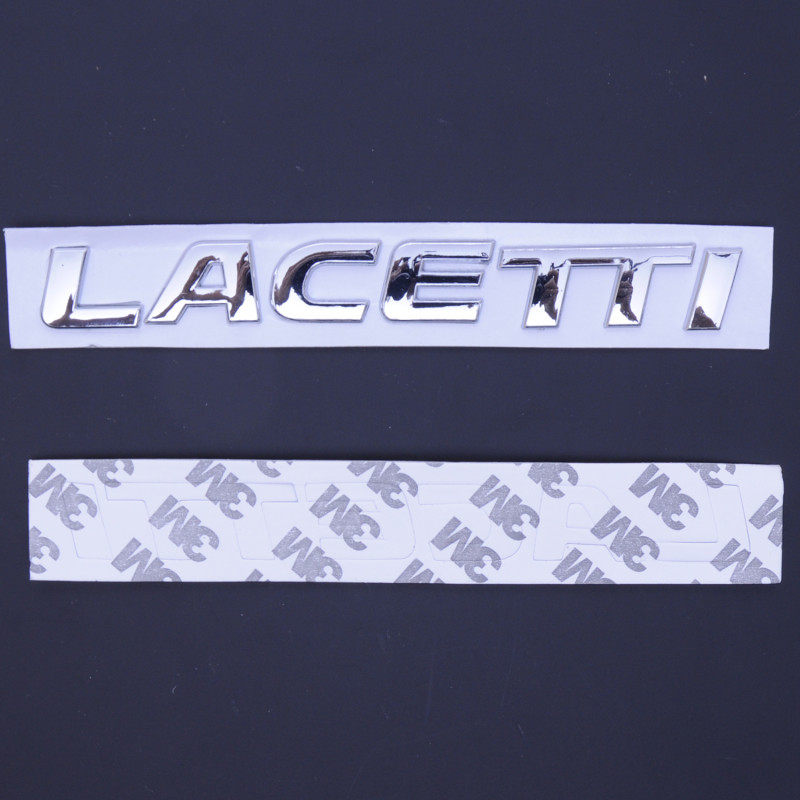 Емблема - напис "LACETTI" скотч 3M 174 *20мм (8992A(MTJ) Емблема - напис "LACETTI" скотч 3M 174 *20мм (8992A(MTJ)