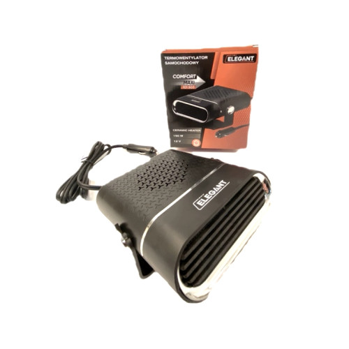 Теплоелектро-вентилятор  12V 150W "Elegant" 101503 Кераміч./обігрів/обдув/ручка/1,8м кабель