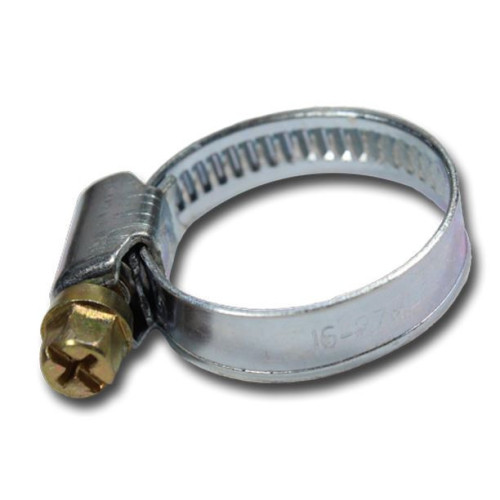 Хомут 16-25 W2(нерж) "HOSE CLAMP" КВАНТ (уп.10шт) (100)