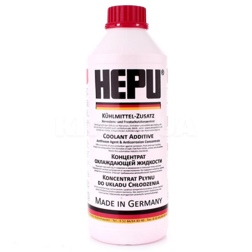 Антифриз (Концентрат -80) 1.5kg Червоний "HEPU" G12 P999 - G12 (12шт/ящ)