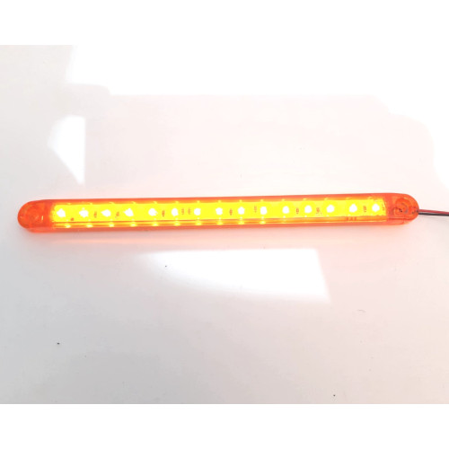 Габарит - помаранчевий - 204х20мм - 12/24V Led 15 діод - "Thoc Auto" ТН-1511 (5шт) Габарит - помаранчевий - 204х20мм - 12/24V Led 15 діод - "Thoc Auto" ТН-1511 (5шт)