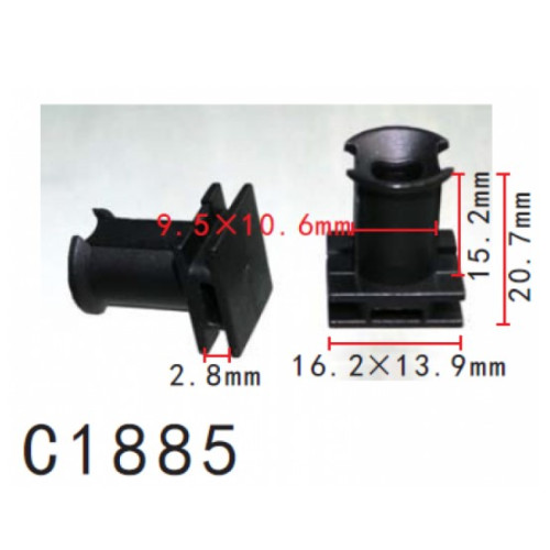 Кліпси C1885 молдингу порогів VW, AUDI, SEAT, SKODA (6Q0853147, 6Q0.853.147, 12461) ( уп. 100 шт.) Кліпси C1885 молдингу порогів VW, AUDI, SEAT, SKODA (6Q0853147, 6Q0.853.147, 12461) ( уп. 100 шт.)