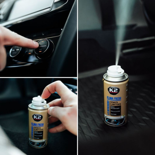 Очищувач автокондиціонера спрей  150ml "K2" Klima Fresh Чорниця K222BB