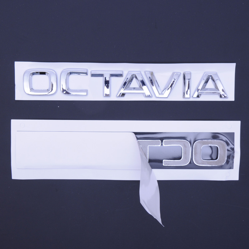Емблема - напис "OCTAVIA" 2013- скотч 3М 178*22mm роздільні (5E08536872ZZ)