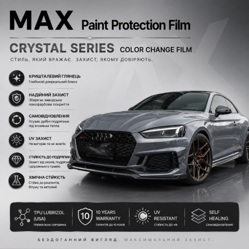 Плівка вінілова ПВХ Нардо-сірий, Nardo Gray Audi 1,52м*16м