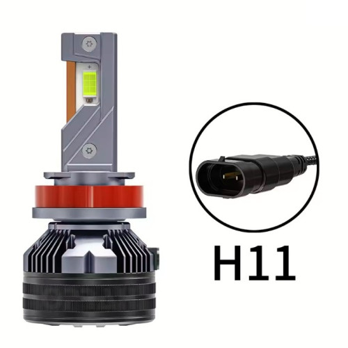 Лампа LED_H11(H8/H9/H16) радіатор+кулер 180W/20000Lm/6000K 3570 Chip 9-18V "T80"