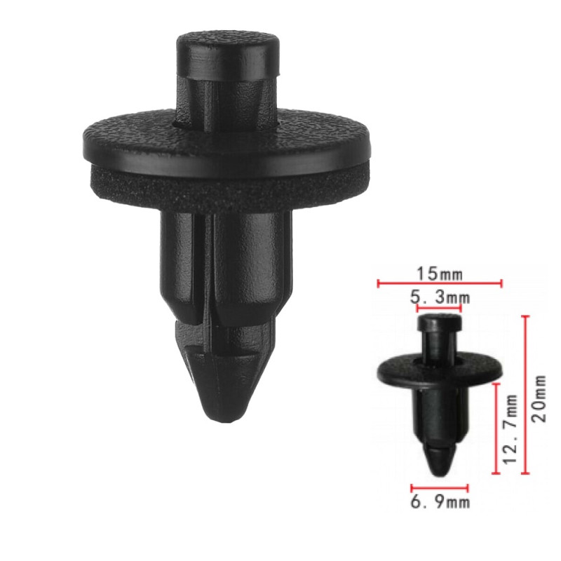 Кліпси C0564 GM 96057846 Toyota 90467-07041 Suzuki 09409-07308-5PK (уп.100шт) Кліпси C0564 GM 96057846 Toyota 90467-07041 Suzuki 09409-07308-5PK (уп.100шт)