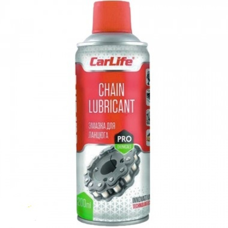 Мастило літієве спрей 200m - Для Ланцюгів ( Chain Lube) "CarLife" CF205