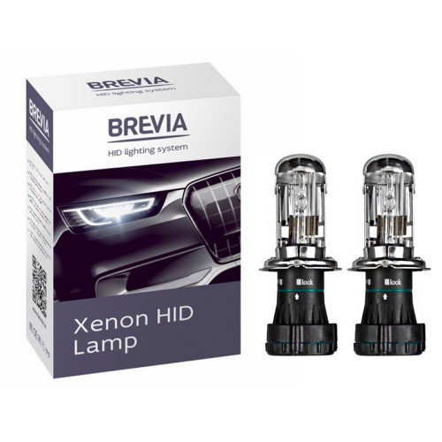 Лампа Бі-Ксенон  H4 4300K 35W "Brevia" 12443 (2шт)