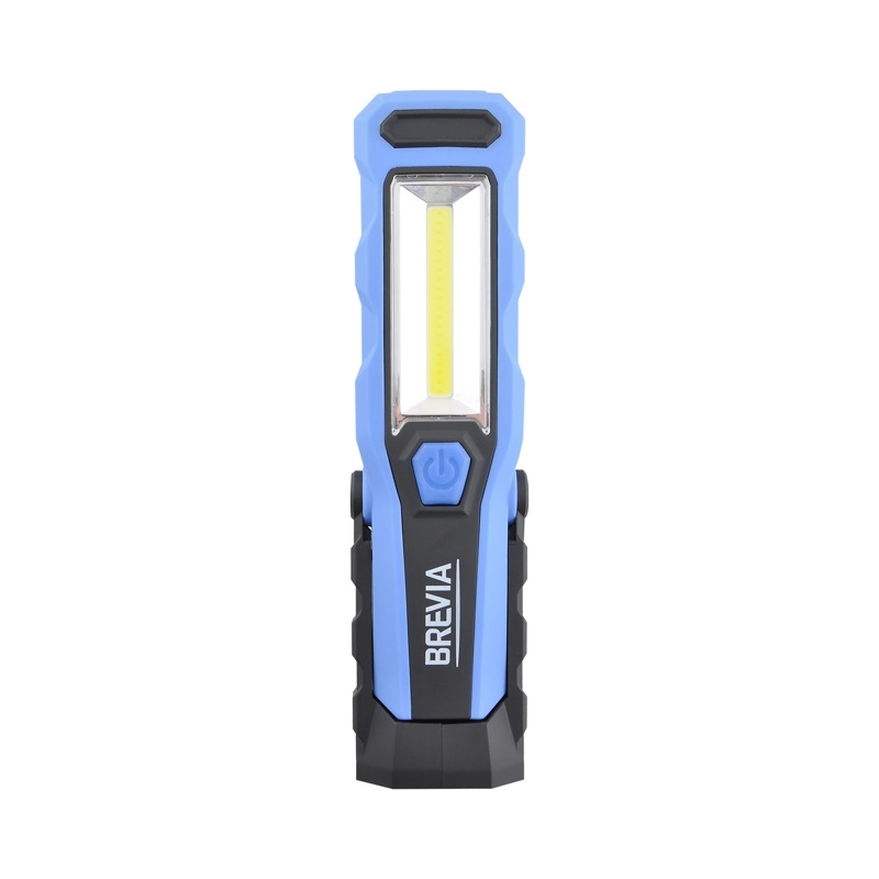 Переноска діодна 3W COB/300 lm +1W L=215/2000mAh/microUSB/Brevia Led 11320/зміна кута,магніт,гачок