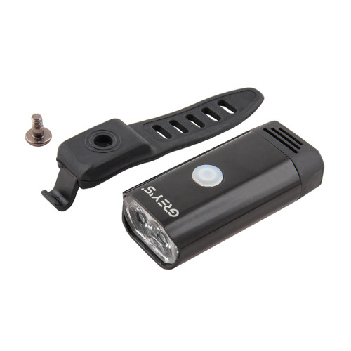 Велосипедна фара 2xCree/400 lm/8реж. роботи/IPX4/USB/алюм.корп/кріплення на кермо Greys LED №GR10130