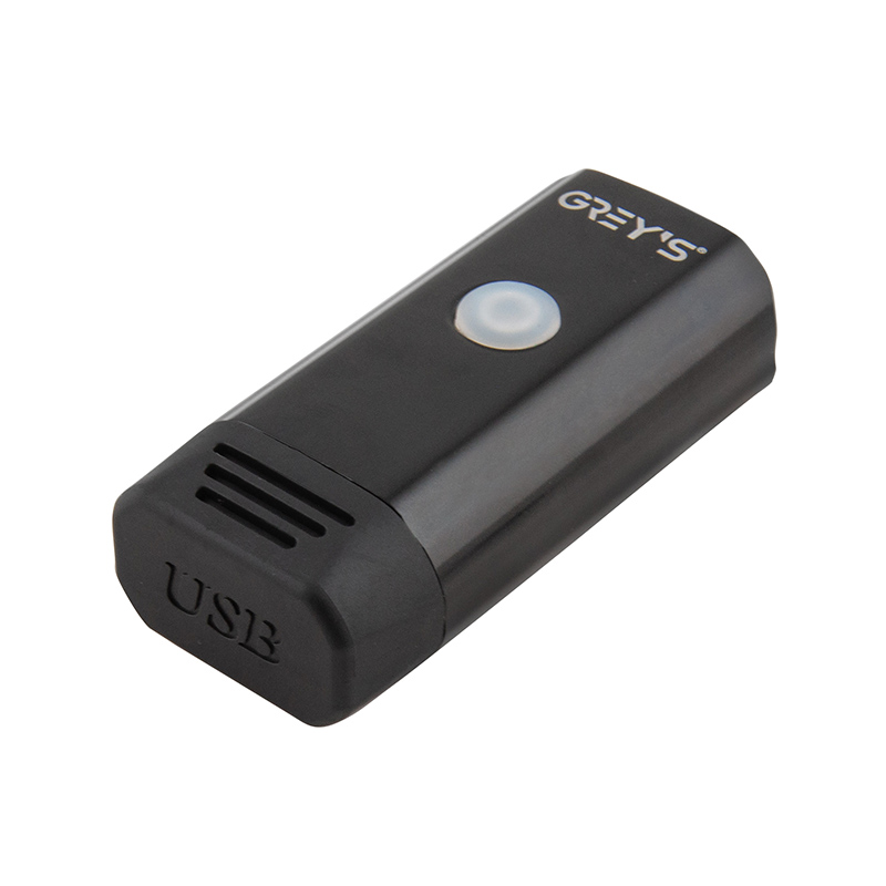 Велосипедна фара 2xCree/400 lm/8реж. роботи/IPX4/USB/алюм.корп/кріплення на кермо Greys LED №GR10130