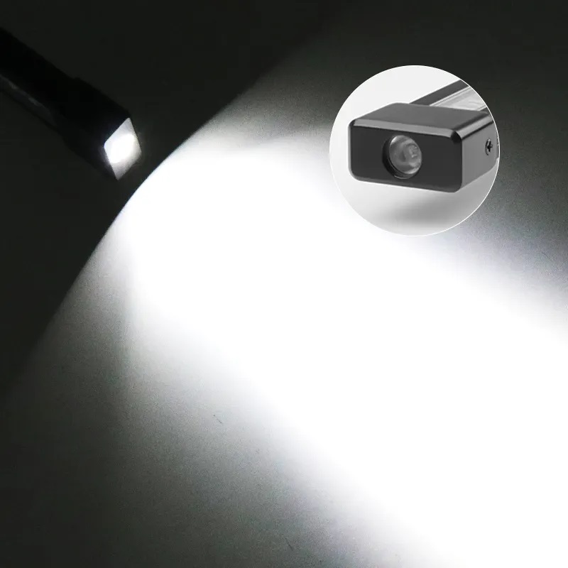 Переноска діодна WL08+XPE+COB, 7режимів, Type-C, Power Bank, магніт, гачок