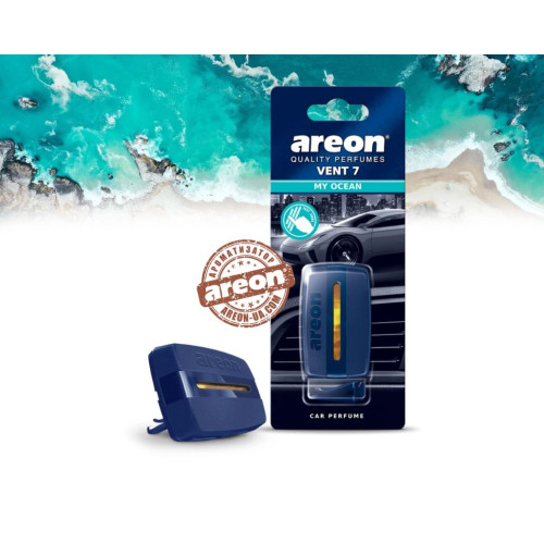 Освіжувач гелевий на обдув - "Areon" - Vent 7 - My ocean (Океан)