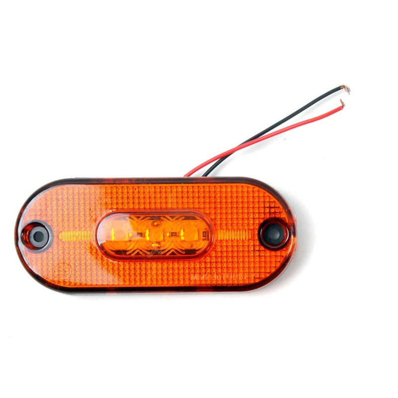Габарит - помаранчевий - 110х40мм - 12/24V Led 3 діода - "FR-181" - К-470 (1шт)