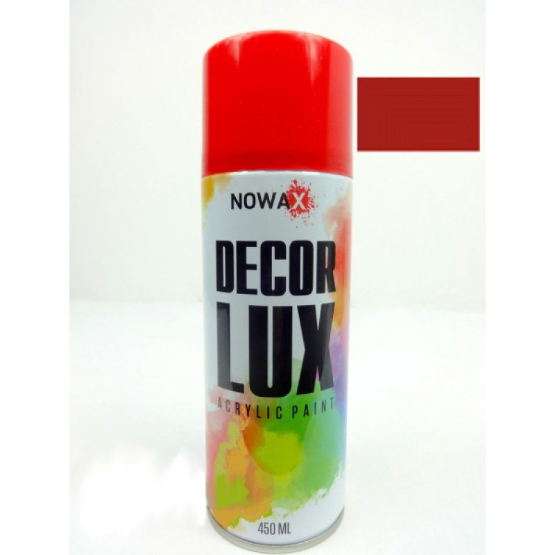 Фарба сигнальний червоний 450ml "Nowax" NX48023 (12шт/уп) Фарба сигнальний червоний 450ml "Nowax" NX48023 (12шт/уп)
