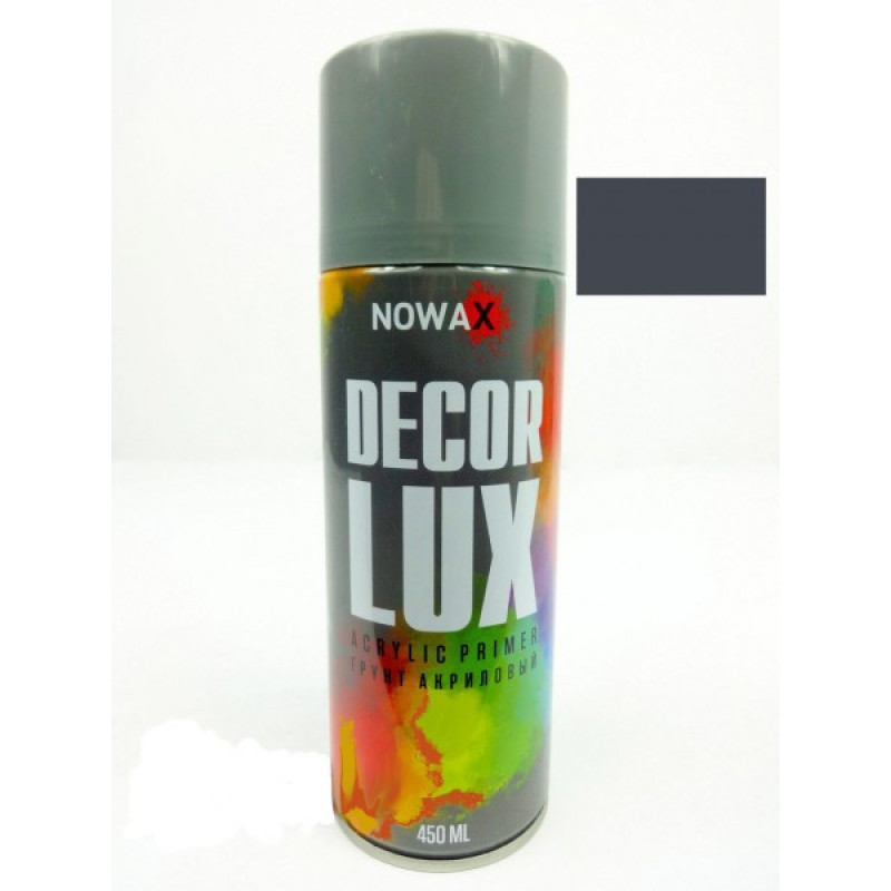 Фарба ґрунт сірий 450ml "Nowax" NX48035 (12шт/уп)