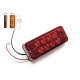 Габарит - червоний - 100х40*18мм - 12/24V Led 8 діодів - "LED Side Lamp" BD-0001R (2шт)