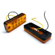 Габарит - помаранчевий - 100х40*18мм - 12/24V Led 8 діодів - "LED Side Lamp" BD-0001А (2шт) Габарит - помаранчевий - 100х40*18мм - 12/24V Led 8 діодів - "LED Side Lamp" BD-0001А (2шт)