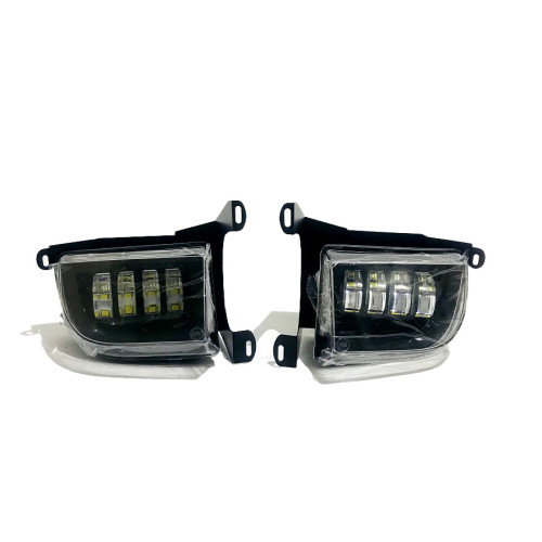 Додаткові LED фари - Chevrolet Lacetti 40W+DRL Біла металевий корпус + кріплення GFLacetti 40W
