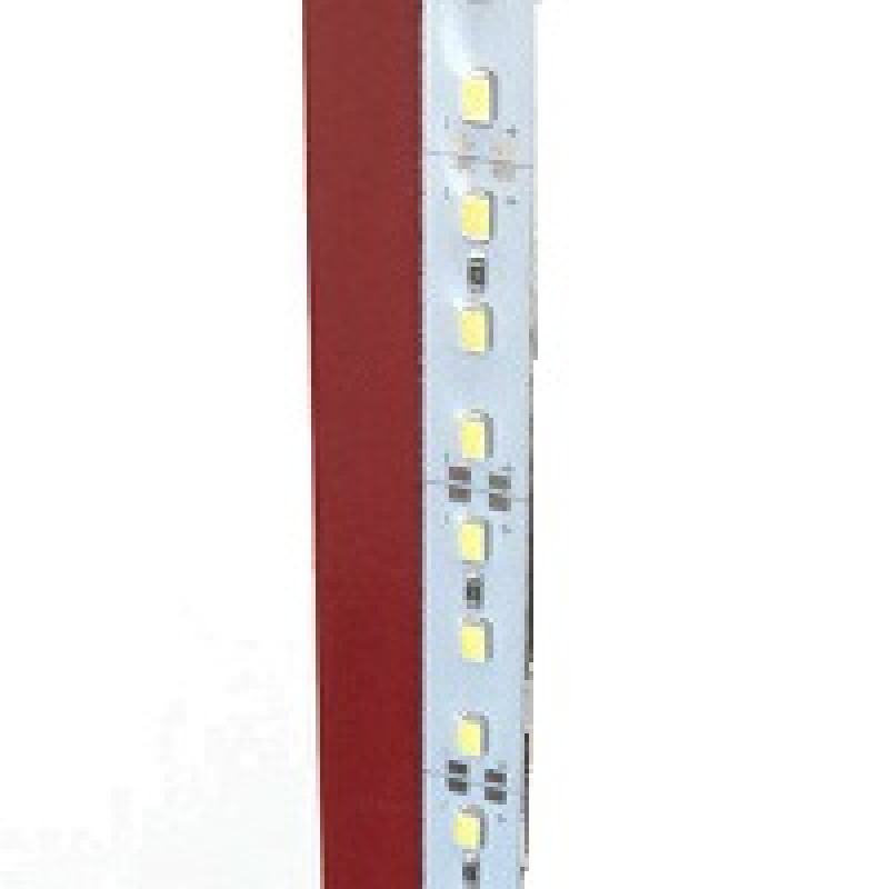Лента  24V -  8см - Белая - (5630) - 1А 7LED алюминий  в силиконе