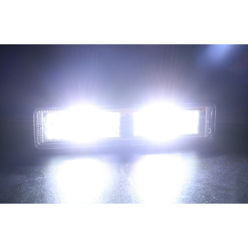 Фара-LED Прямокутник 20W (1W*20) Philips 3030 12-24V Ближнє світло (W 0560) (1шт) 4146