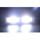 Фара-LED Прямокутник 20W (1W*20) Philips 3030 12-24V Ближнє світло (W 0560) (1шт) 4146