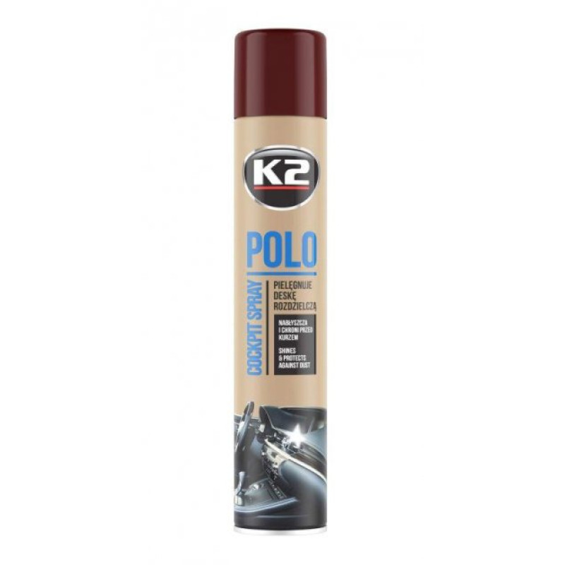 Поліроль торпеди спрей 750ml "K2" Polo Coffee (Кава) K407KA1 (12шт/ящ) Поліроль торпеди спрей 750ml "K2" Polo Coffee (Кава) K407KA1 (12шт/ящ)