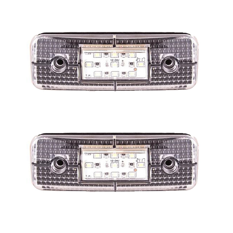Габарит - білий - 115х40мм - 12/24V Led 9 діодів TH-930 (2шт)