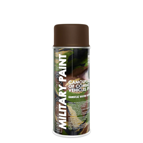 Фарба брудно-коричнева 400ml "Deco color" Military Paint Ral 8027 (12шт/уп)