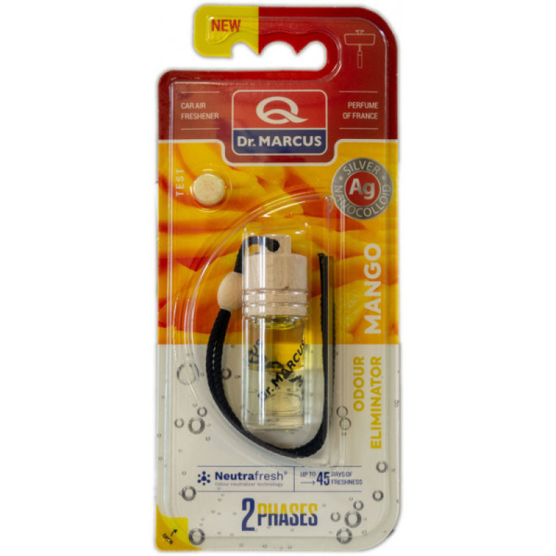 Освіжувач рідкий бочка 4,5ml - "Marcus" - Ecolo 2 Phases - Mango (Манго) + іони срібла (нейтраліз. з Освіжувач рідкий бочка 4,5ml - "Marcus" - Ecolo 2 Phases - Mango (Манго) + іони срібла (нейтраліз. з