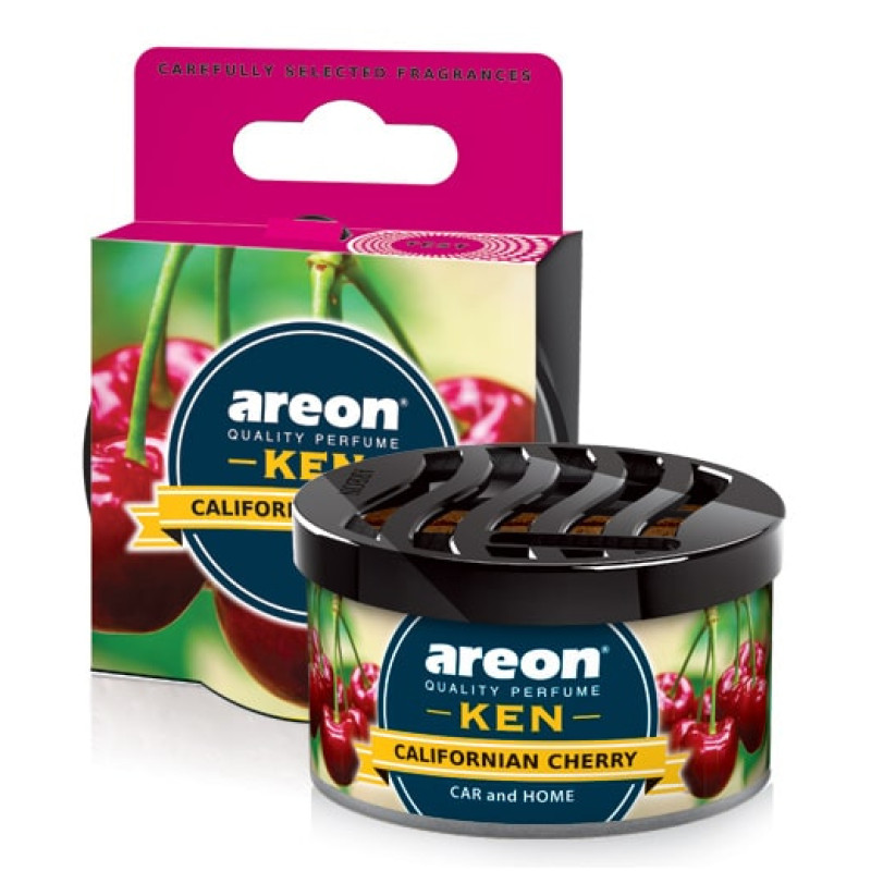 Освіжувач сухий консерва 35gr - "Areon" - Ken - Californian Cherry (Вишня) Освіжувач сухий консерва 35gr - "Areon" - Ken - Californian Cherry (Вишня)