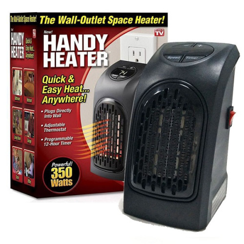 Теплоелектро-вентилятор 220V 400W "HANDY HEATER" Площа=23 m^2+Таймер