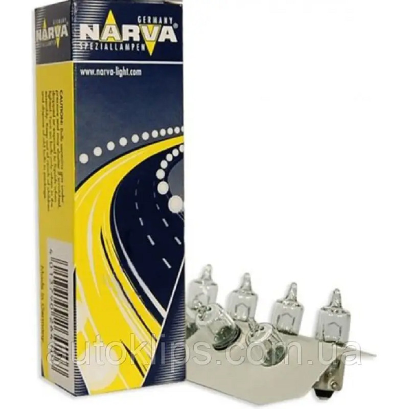 Лампа 12V (цок.BA 9s) H20W "Narva" (17835) (уп.10шт) Лампа 12V (цок.BA 9s) H20W "Narva" (17835) (уп.10шт)